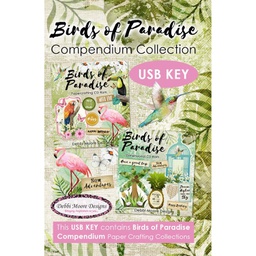 [DMUSB018] Birds of Paradise Crafting Compendium USB Key Collection