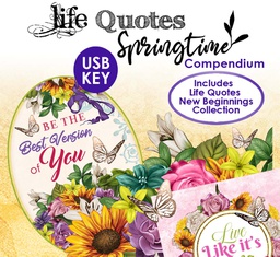 [DMUSB096] Life Quotes Crafting Compendium USB Key Collection