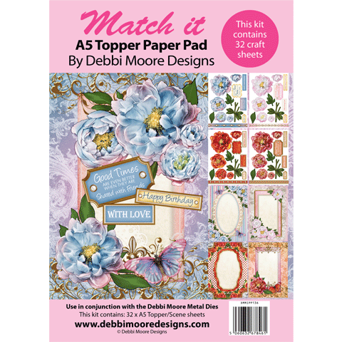 [DMMIPP136] Match it Paper Pack - Peony Delights