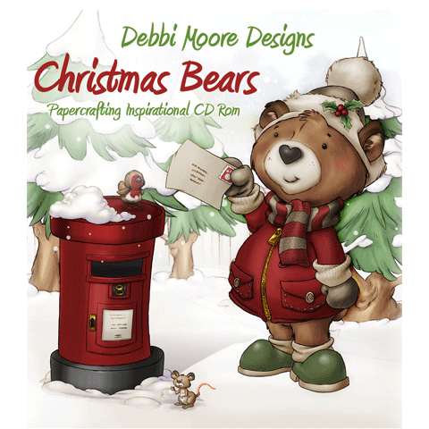 Christmas Bears Paper crafting Collection USB