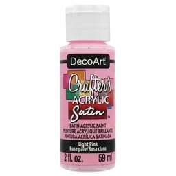 [CLDADCAS03-2OZ] Light Pink 2oz Crafters Acrylic Satin