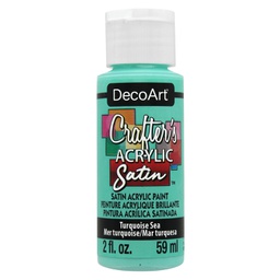 [CLDADCAS09-2OZ] Turquoise Sea 2oz Crafters Acrylic Satin