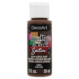 [CLDADCAS13-2OZ] Coffee 2oz Crafters Acrylic Satin