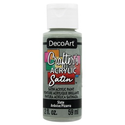 [CLDADCAS14-2OZ] Slate 2oz Crafters Acrylic Satin