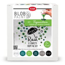 [VD800199100] Blob Paint Kit &quot;Umbrella&quot; 6 Paints 6 x 90 ml 