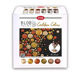 [VD800305800] Blob Paint Kit Golden Glow 6 Paints 6 x 90 ml 