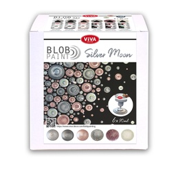 [VD800305900] Blob Paint Kit Silver Moon 6 Paints 6 x 90 ml 