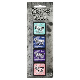 [TDPK79125] Tim Holtz® Distress Mini Ink Kit #17 (Savaged Patina/Prize Ribbon/Villainous Potion/Saltwater Taffy)