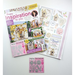 [CC0068] Debbi Moore Magazine Issue 55 with 40 Vintage Papers and Die Set