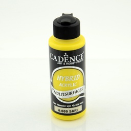 [CA741388] Yellow 120 ml Hybrid Acrylic Paint For Multisurfaces