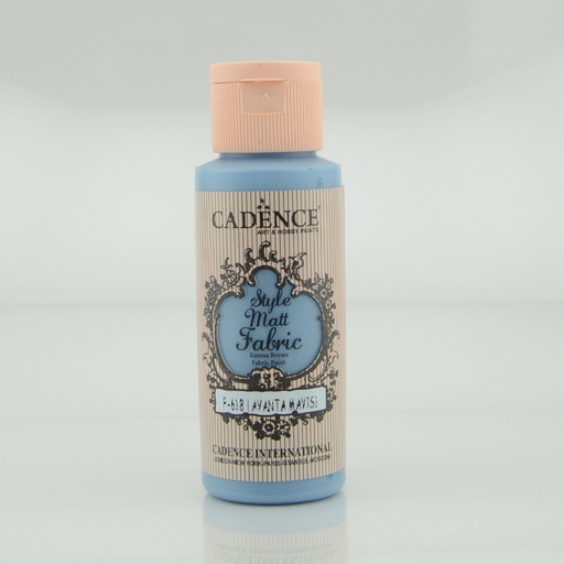 Cadence Style Matt Fabric Paint - Lavender Blue (59ml)