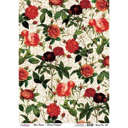 [CA725159] Rice Decoupage Paper - Rose Garden