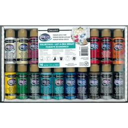 [CLDASK429] Decoart Americana Brights Premium Acrylic Paint Value Pack of 16 x 2oz