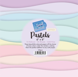 [SDPP0030] Sweet Dixie Pastel Paper Pad 6x6&quot; 36 sheets