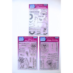 [SS015] Sweet Dixie Clear Stamp Bundle - Animal Greetings