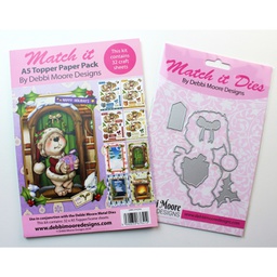 [SS031] Match It Christmas Bears Paper Pack, Die Set and Forever Code - Santa