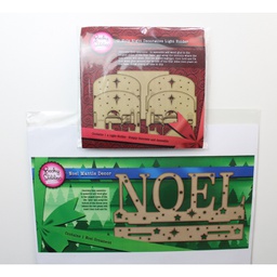 [SS029] MDF - Holy Night Light Holder and Noel Plaque