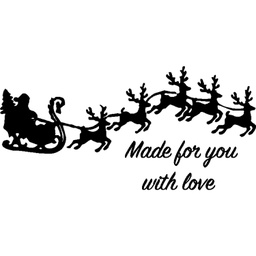[CC0234_2] Personalised Stamps - Christmas - Sleigh