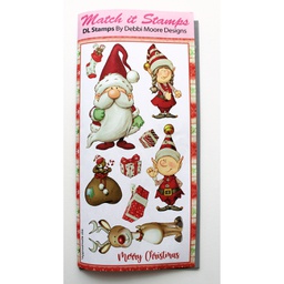 [DMRS003] Christmas Gnome Stamp Set