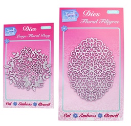[CC0292] Sweet Dixie Floral Posy and Floral Filigree Die Set