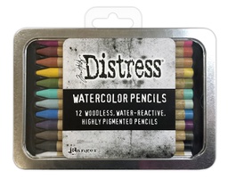 [TDH76308] Tim Holtz® Distress Watercolor Pencils Kit 1 (12 Pack)