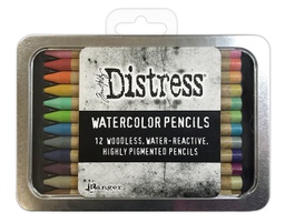 [TDH76315] Tim Holtz® Distress Watercolour Pencils Kit 2 (12 Pack) 