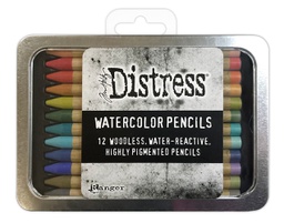 [TDH76643] Tim Holtz® Distress Watercolor Pencils Kit 3 (12 Pack)