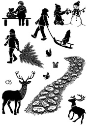 [CDCCSTWIN-20] Winter Trail Clear Stamp Set