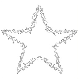[CDSTTW-01] Twiggy Star - MajeMask Stencil