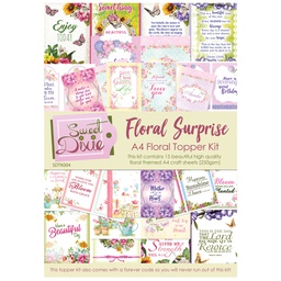 [SDTK004] Sweet Dixie Floral Surprise Topper kit with Forever Code