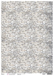 [CBRM044] Rice Paper A3 Piuma Stone wall - 3 pack