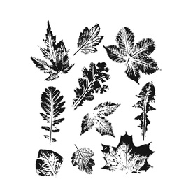 [AGCMS450] Leaf Prints 2 Tim Holtz Cling Stamps