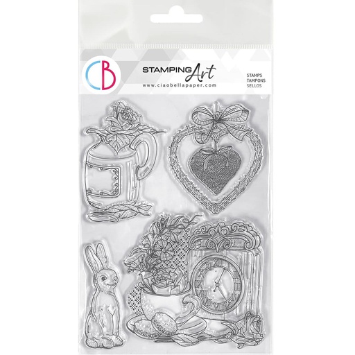 Ciao Bella Paper - Spring Time  6"x8" Stamp Set  