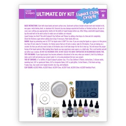 [CLSCALS2550] Ultimate DIY KIT - Liquid Clay Crafts - NEW!