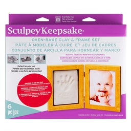 [CLSCK34055] Sculpey Keepsake Clay Memory Frame -- White