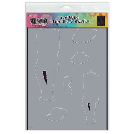 Dylusions Couture Stencils & Masks - A Day at the Races