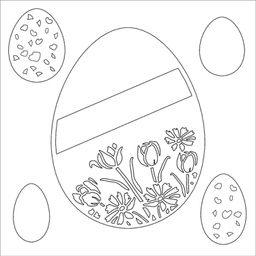 [CDSTEA-01] Easter Eggs MajeMask Stencil