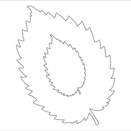 [CDSTLE-01] Leaf MajeMask Stencil