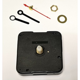[CLCLOCK002] Clock mechanism for Freestanding Designs Spindle Sweep Mechanism Plastic Straight Hands