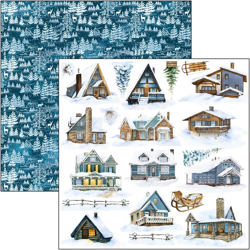Ciao Bella Paper - Winter Journey Fussy Cut Pad (6"x6")