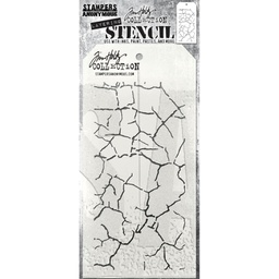 [AGTHS171] Tim Holtz Stampers Anonymous Layering Stencil Fractured