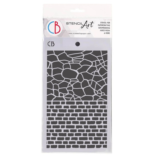 Ciao Bella Paper - Wall Structure 5"x8" Stencil