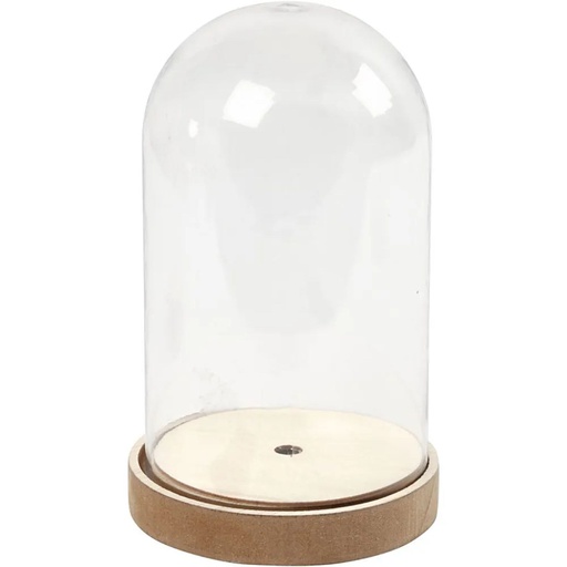 Creativ – Display Bell – Large with Wooden Base