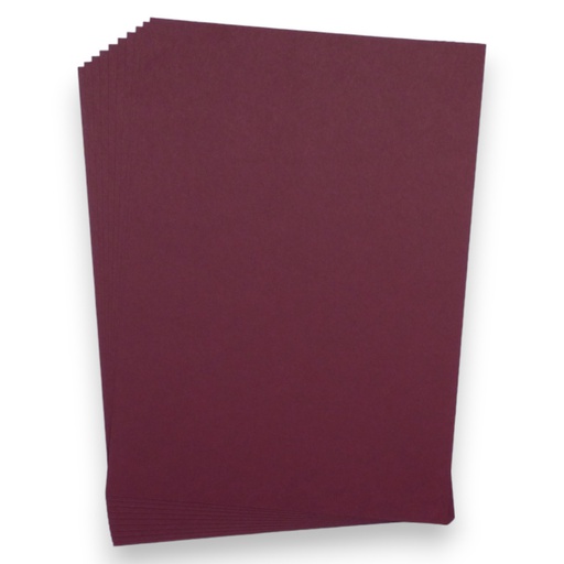 Personal Impressions Claret A4 Cardstock (250gsm x10)