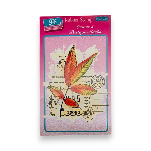 Personal Impressions Leaves & Postage Marks Stamp Set