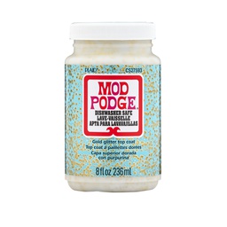 [PECS27593] Mod Podge Dishwasher Safe Glitter Gold 8 Oz.