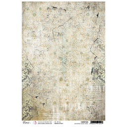 [CBRP389] Rice Paper A4 Piuma Enchanted Wizard Fabric -5 Sheets