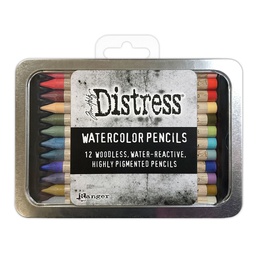 [TDH83603] Tim Holtz® Distress Watercolour Pencils Kit 6 (12 Pack)