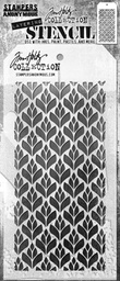 [AGTHS182] Deco Floral Tim Holtz Layering Stencil