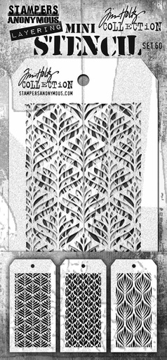 Tim Holtz Mini Layering Stencil Set #60 